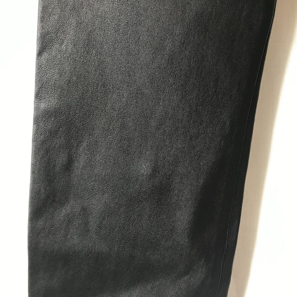 Jarbo CATERINA ANKLE STRAIGHT LEG PANT IN STRETCH LEATHER Size 32 Eu 2-4 Us - Picture 10 of 16